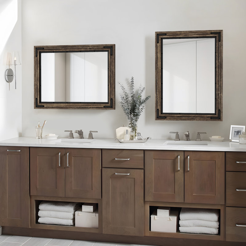 Miroir de salle de bain Callah, 40 po x 30 po