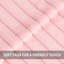 Ensemble de 2 housses de coussin en fausse fourrure de Noël 24 x 24 po, rose