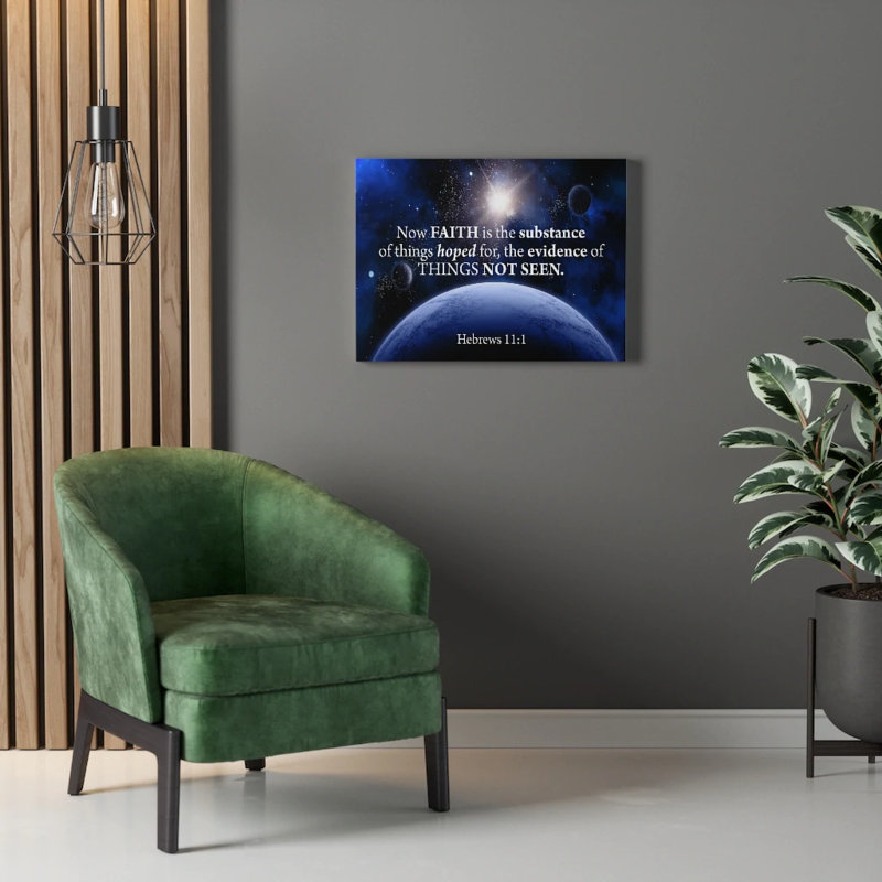 Things Not Seen - Wrapped Canvas Print, 18" H x 24" W