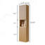 Armoire de salle de bain murale avec portes et tablettes