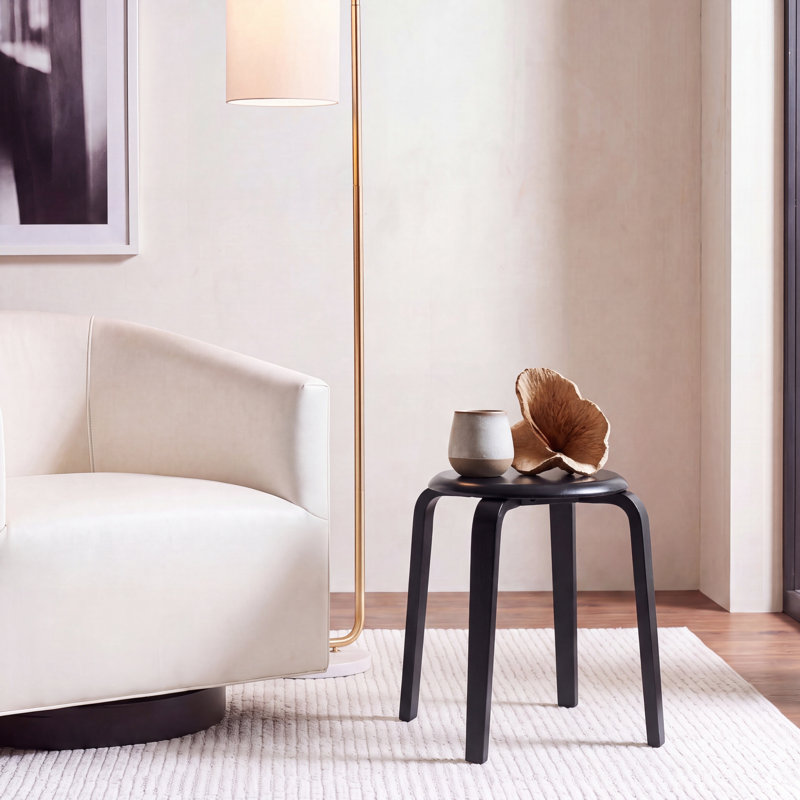 Tabouret Luella, Noir