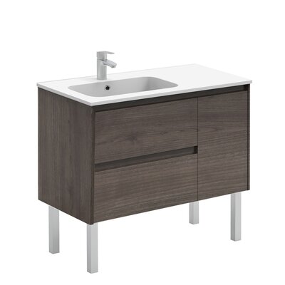 Ambra 36"" Single Bathroom Vanity Set -  WS Bath Collections, Ambra 90F SA