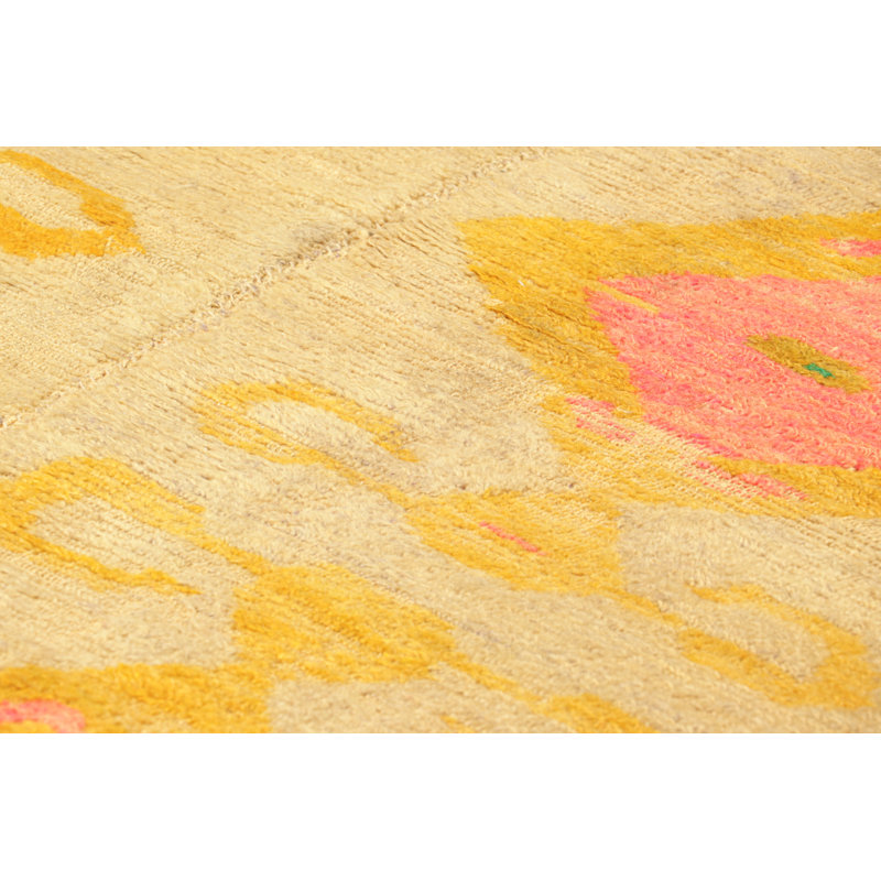 One-of-a-Kind 3'6”x4'3” Hand Knotted Area Rug