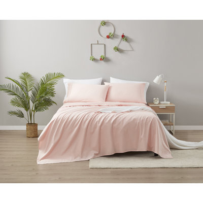 100% Cotton Sateen Solid Colour Sheet Set