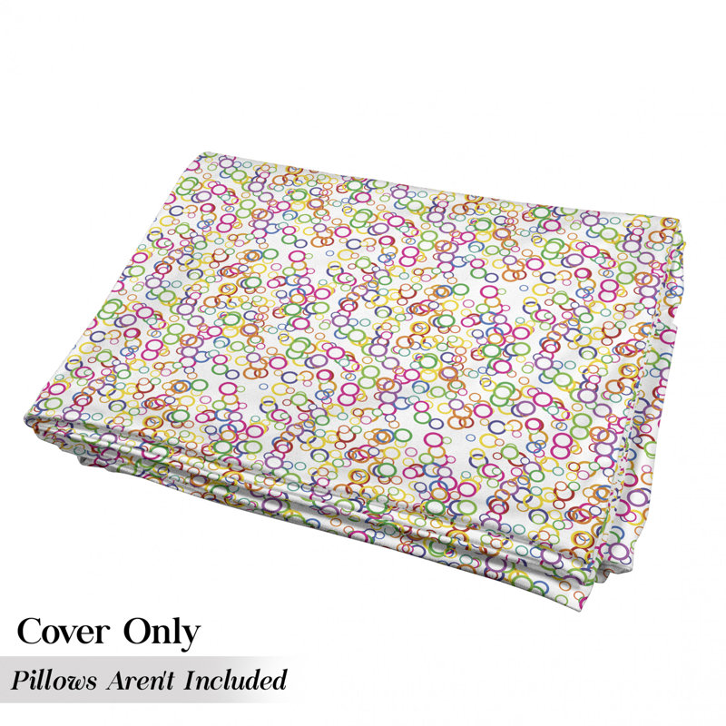 Housse de coussin d'extérieur Circles Party Gatherings Spectrum, H 2 po x l 36 po x P 88 po
