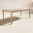 Samya Rectangular Eucalyptus Solid Wood Outdoor Dining Table Umbrella Hole , 81.4 " W 42.7 " D