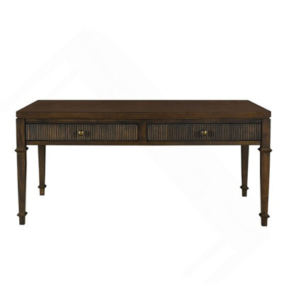 Coffee Table, Fluted 2-Drawer