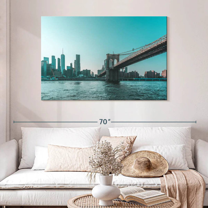 Lilie Brooklyn Bridge Daybreak, 32" H x 48" W