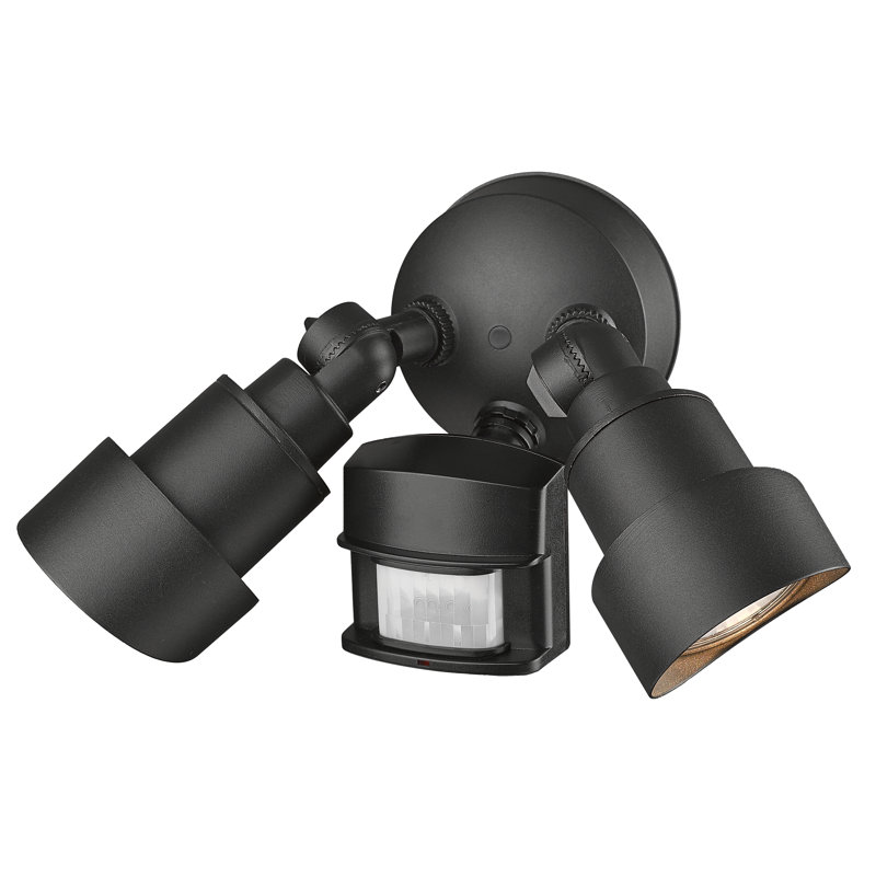 Mckeehan 24-Watt LED Outdoor Security Spot Light with Motion Sensor, Black
