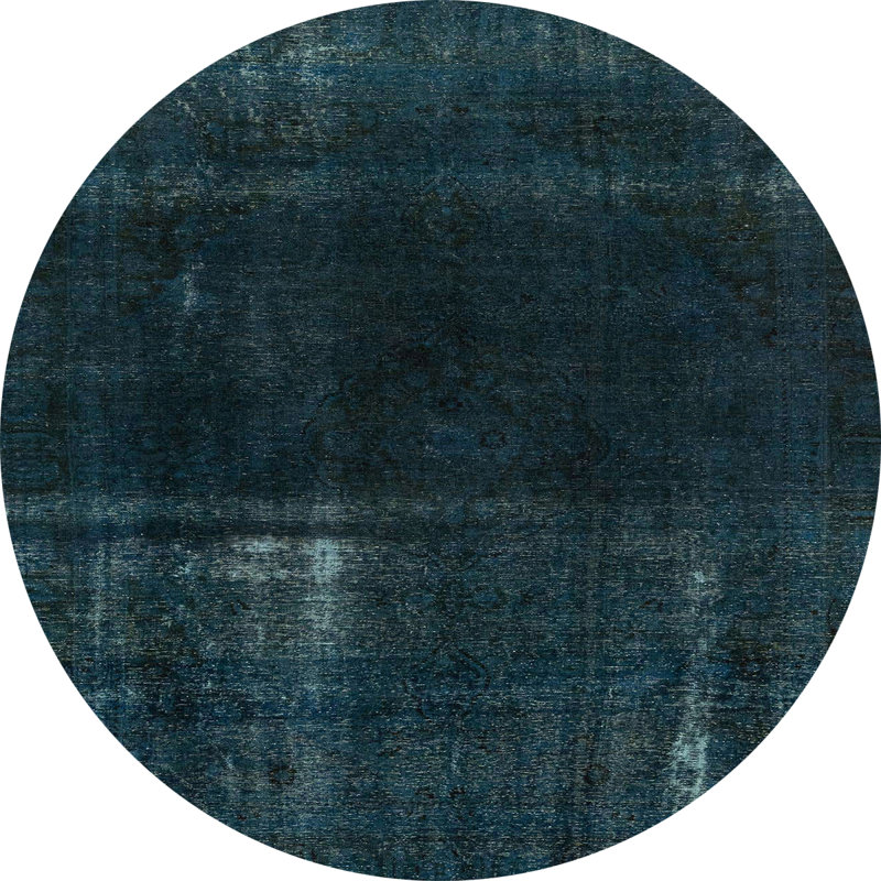 Abstract Indoor Rug, Round 4'