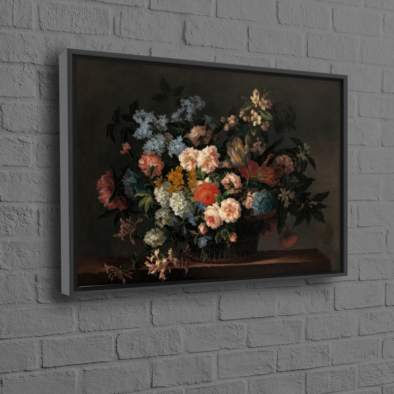 Print on Canvas, Framed Print without Mat, 20 cm H x 30 cm W, Black