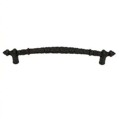 EDGAR BEREBI BELLEVIEW 8" CENTER TO CENTER SMALL APPLIANCE PULL IN MATTE BLACK PLATE