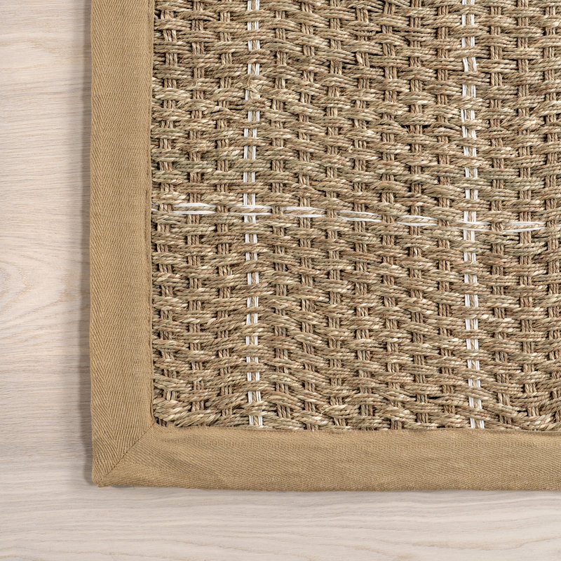 Aubrielle Classic Seagrass Area Rug, Runner 2'6"  x 8'