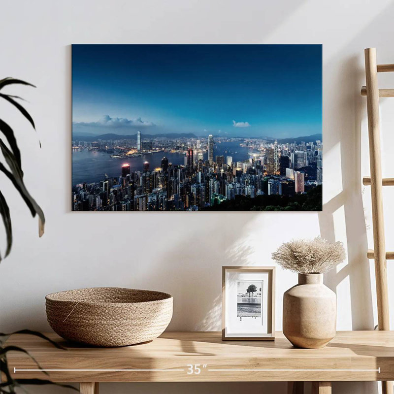 Victoria Harbour, Hong-kong, H 16 po x l 24 po