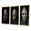 «Ethnical Traditional African Mask», 3 pièces sur toile-1344920671-1344920670