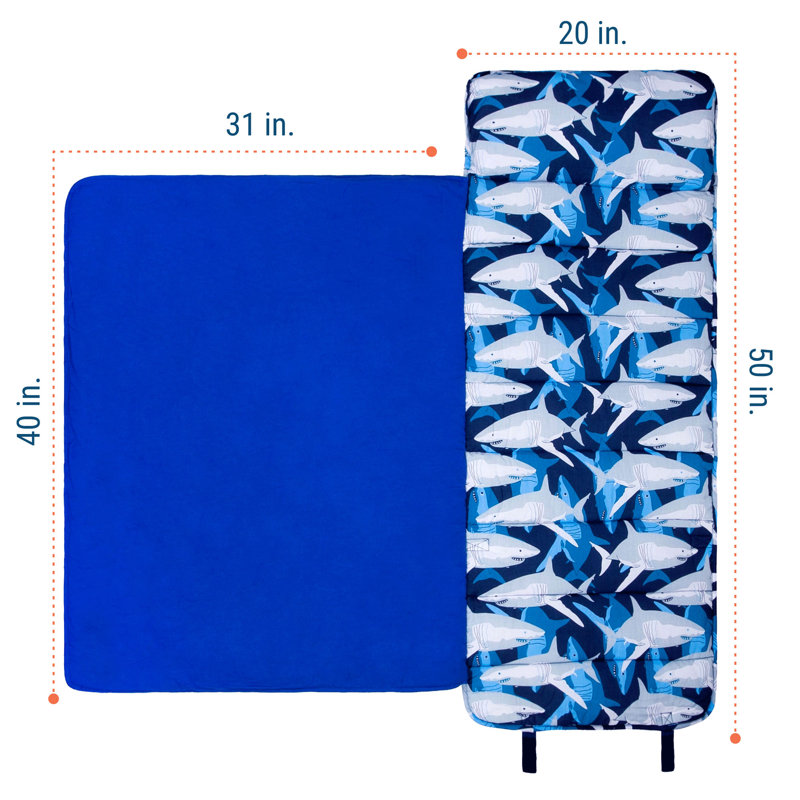 Tapis de sieste pour enfant Wildkin, Requins