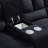Upholstered Reclining Curved Sectional Symmetrical