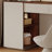 Makeup Vanity with Light mirror,2 drawers,1 chair