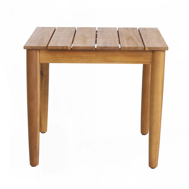Outdoor Wood Square Side Table