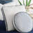 High Tide Embroidered Reversible Throw Pillow
