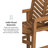 Harbison Wood All-Weather Outdoor Dining Armchair-123182745