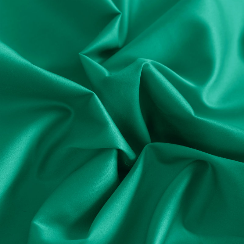 Taie décorative 100% coton , Standard, Vert foncé
