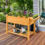 Ensemble de boîte à rondelles avec 8 grilles et pot de table surélevé pliable