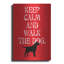 Trinx «Keep Calm Labrador» par Ginger Oliphant, art mural en métal-2094207779