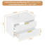 Ensemble de meuble-lavabo mural simple 30 po avec lavabo en céramique Bathilde-107085705