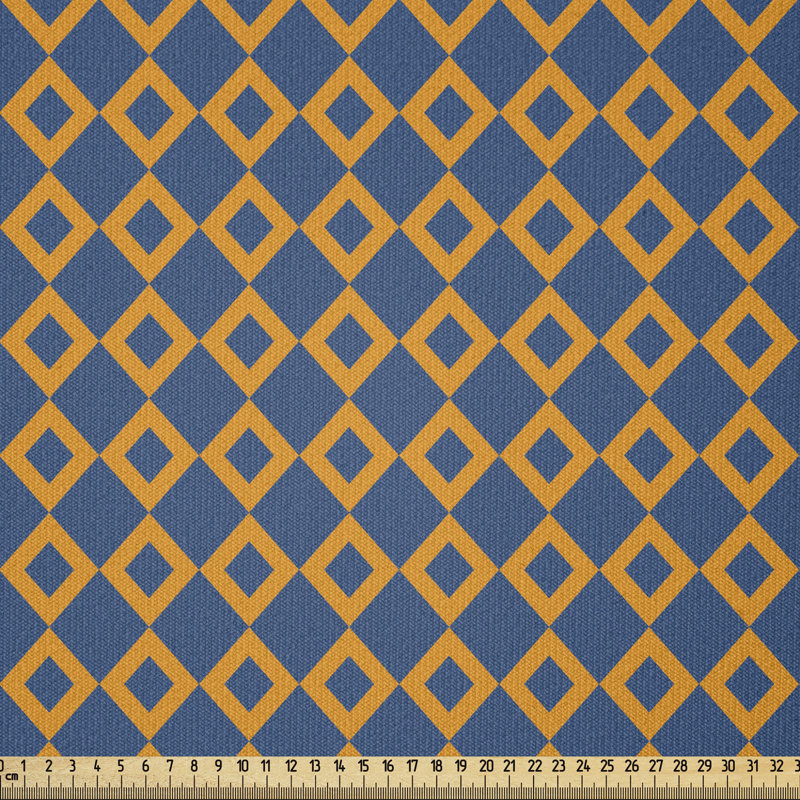 Tissu rétro Ambesonne par The Yard, l 36" x L 72"