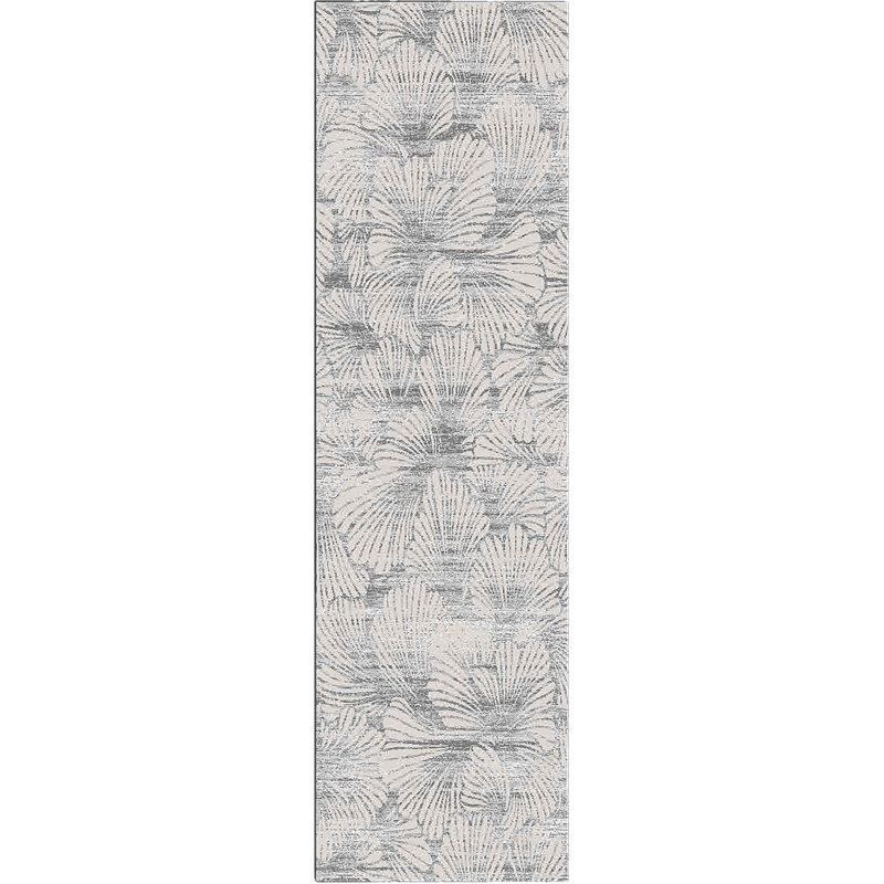 Gadberry 17554-990 GRIS / GRIS FONCÉ, Tapis de couloir 2 pi 2 po x 7 pi