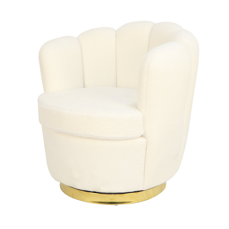 Pazo Upholstered Swivel Barrel Chair