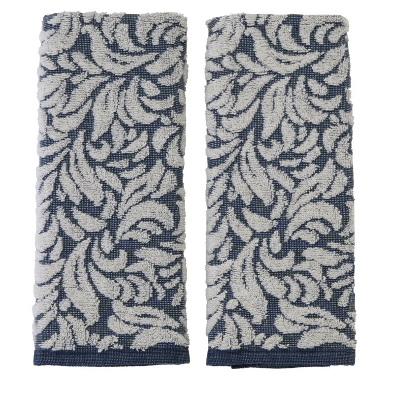 RENAN JACQUARD HAND-BLUE OXFORD, Blue