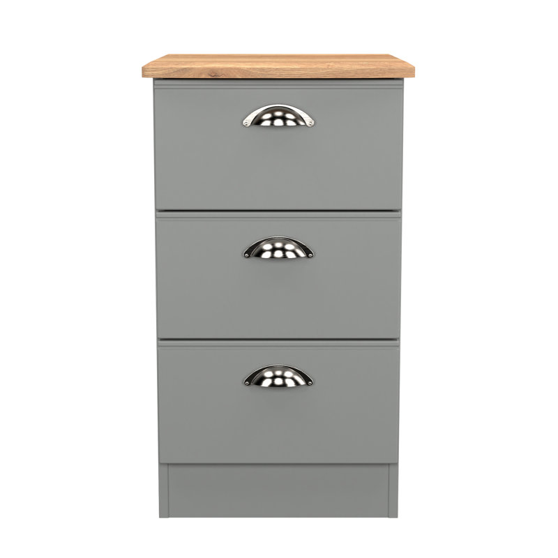 Penovich 40cm W Manufactured Wood Bedside Table