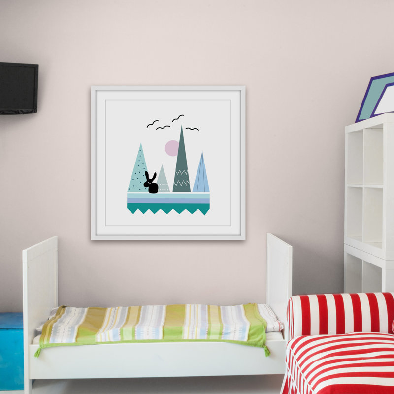 «Teepee Patterns» par Katarina Snygg, reproduction encadrée, H 24 po x l 24 po x P 1,5 po