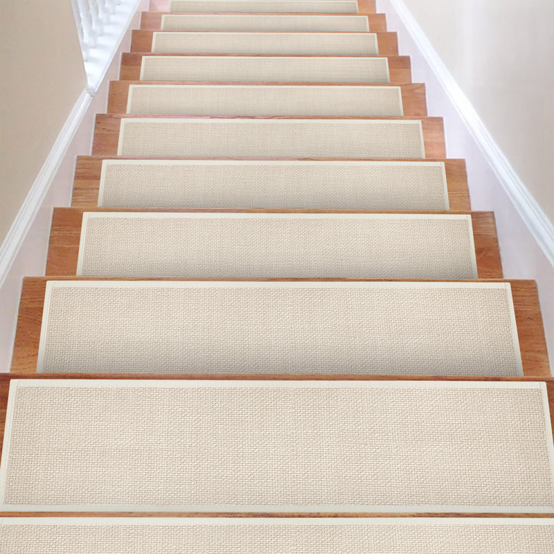 Tapis d'escalier antidérapants, Ivoire ivoire
