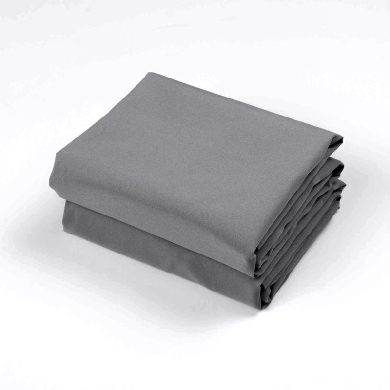 Taies décoratives, 1800 taies d'oreiller Oxford en microfibre brossée - NTBAY, Gris foncé