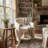 Modern Curved Back Upholstered Dining Chair With Armrests & Open Back, Ivory Velvet Accent Chair For Dining Room/Living Room-1133386023