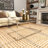 Nichalaus Acrylic Plastic Cube Shaped Clear Coffee Table with Silver Frame Supports