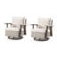 Chaises pivotantes 2 pièces avec coussins Creal-1156906998
