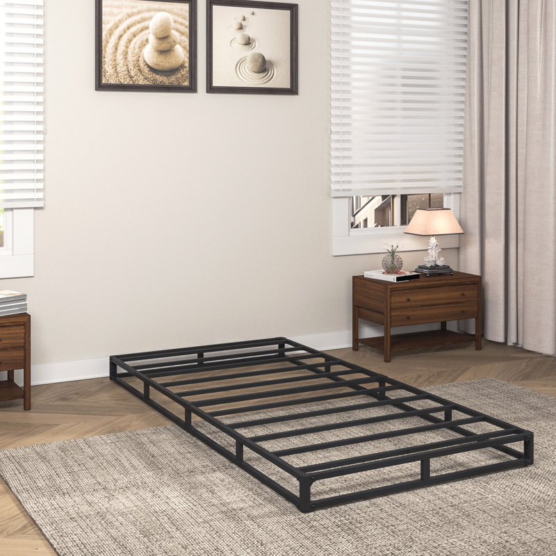 5 inch box springs Heavy Duty Mattress Foundation Box spring With Fabric Cover, Easy Assembly, Twin, Low Profile (5")