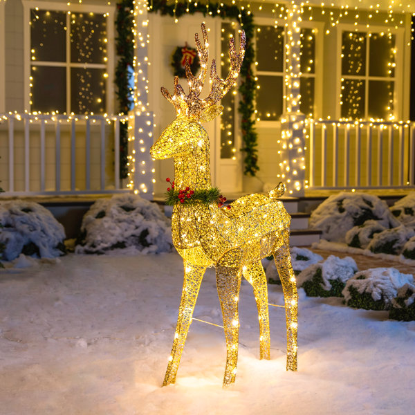Joiedomi Fabric Buck Lighted Display | Wayfair