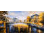 Bridge by a sunny day - 24"x48" Framed canvas
