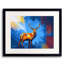 Deer in the Wilderness Framed Graphic Art-132434026-65794653
