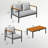 Popelka 4 - Person Patio Conversation Set with Cushions