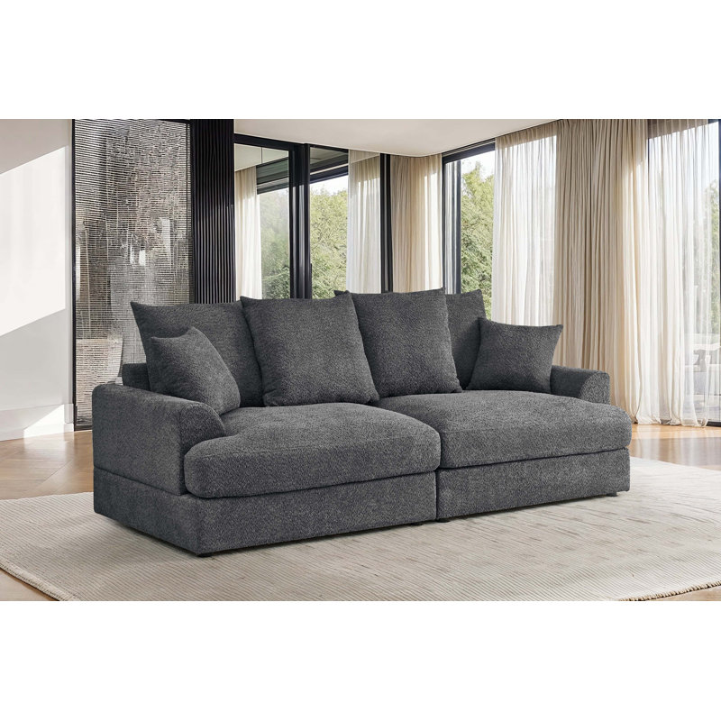 Canapé modulaire Arden Cloud, Gris