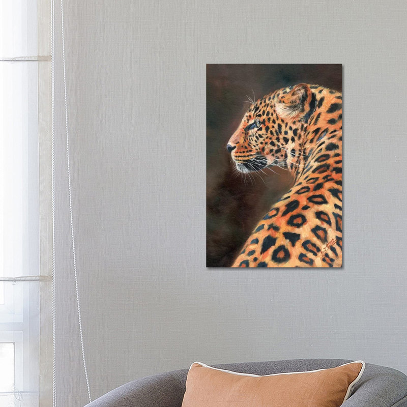 Leopard Profile by David Stribbling - Wrapped Canvas Gallery-Wrapped Canvas Giclée, 66.04cm H x 45.72cm W