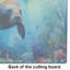 Manatee Glass Cutting Board Large