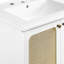 Meuble-lavabo simple 24,5 po avec plateau en bois Modway-93811908-93811911