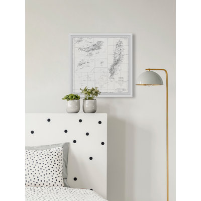 " Map Of The Key West And Adjacent Keys II " by Marmont Hill